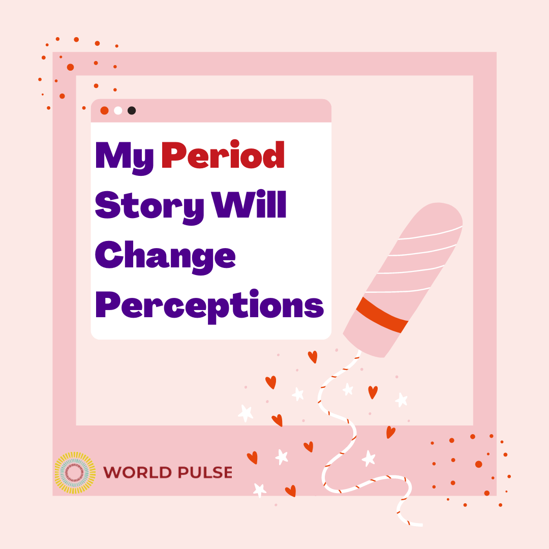blog post title and a depiction of a tampon below